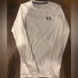 Under Armour Men's Long Sleeve White Compression